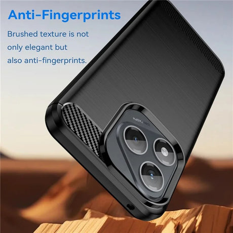 Husa de protectie Techsuit Carbon Silicone compatibil cu Honor 400 Lite, Albastru