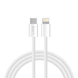 Cablu Lito (LD04CL), Type-C to Lightning, Fast Charging 27W, 1m, Alb