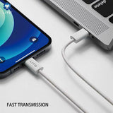Cablu Lito (LD04CL), Type-C to Lightning, Fast Charging 27W, 1m, Alb