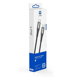 Cablu Lito (LD22CC), Type-C to Type-C, Fast Charging, 60W, 2m, Negru