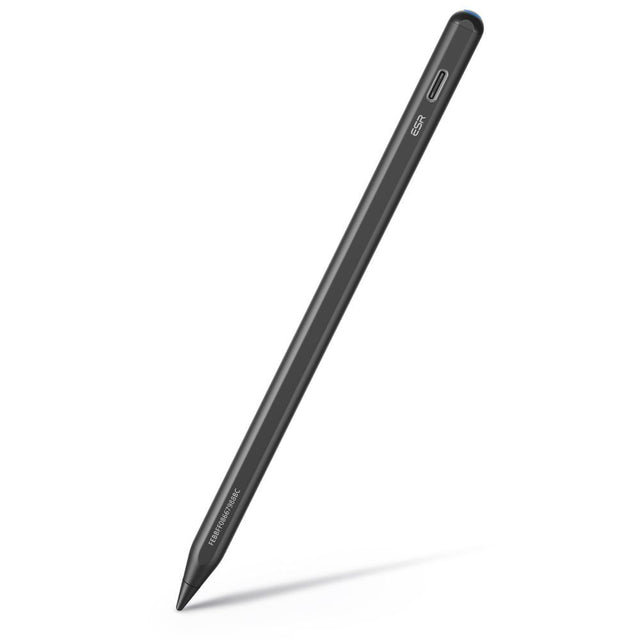 Stylus ESR Stylus Pen Geo (6C00601), for iPad, Magnetic Attachment, Bluetooth, Type-C, Palm Rejection, Tilt Sensitivity, Negru