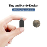 Adaptor Techsuit (set de 2) OTG Adapters DuoVoltX (A13), USB to Type-C, 3A, Plug&Play, Fast Transfer, 5Gbps, Gri