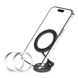 Suport Techsuit TitanMagX (S13), for Dashboard and Desk, MagSafe Compatible, Foldable, Adjustable, 3M Adhesive, Gri