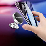 Suport Techsuit TinyGrip (S10), Universal Magnetic Mobile Mount, with Metal Plate, Strong Magnet, Negru