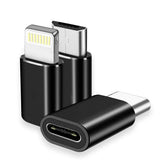 Adaptor Techsuit (set de 3) Premium OTG Adapter TriFlashX (A19), 1xUSB-C to USB, 1x USB-C to Micro-USB, 1xUSB-C to Lightning, Negru