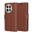 Husa de protectie Techsuit Leather Folio compatibil cu OnePlus 13R, Maro