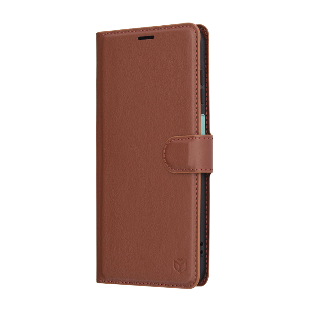Husa de protectie Techsuit Leather Folio compatibil cu Samsung Galaxy A26 5G, Maro