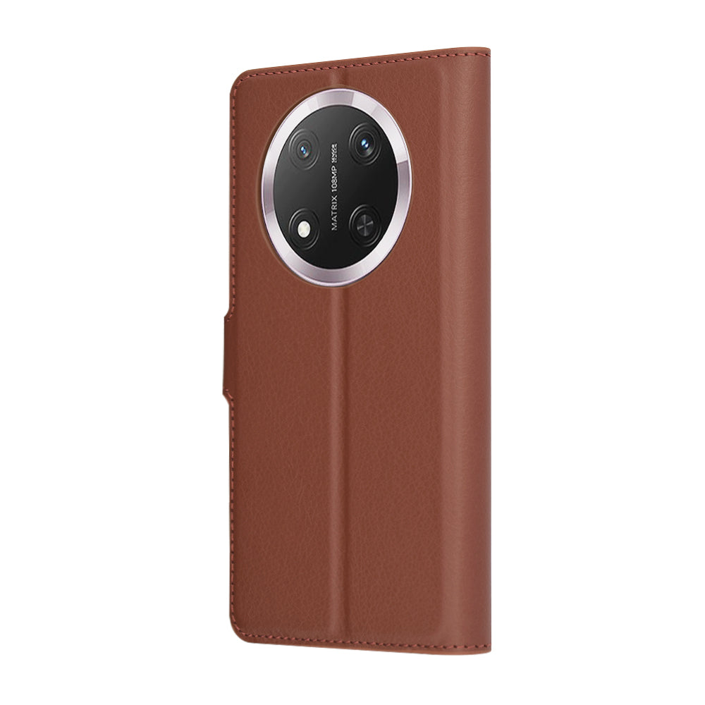 Husa de protectie Techsuit Leather Folio compatibil cu Honor Magic7 Lite / X9c, Maro