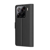 Husa de protectie Techsuit Leather Folio compatibil cu Xiaomi 15 Pro, Negru