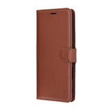 Husa de protectie Techsuit Leather Folio compatibil cu Honor 400 Lite, Maro
