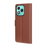 Husa de protectie Techsuit Leather Folio compatibil cu Honor 400 Lite, Maro