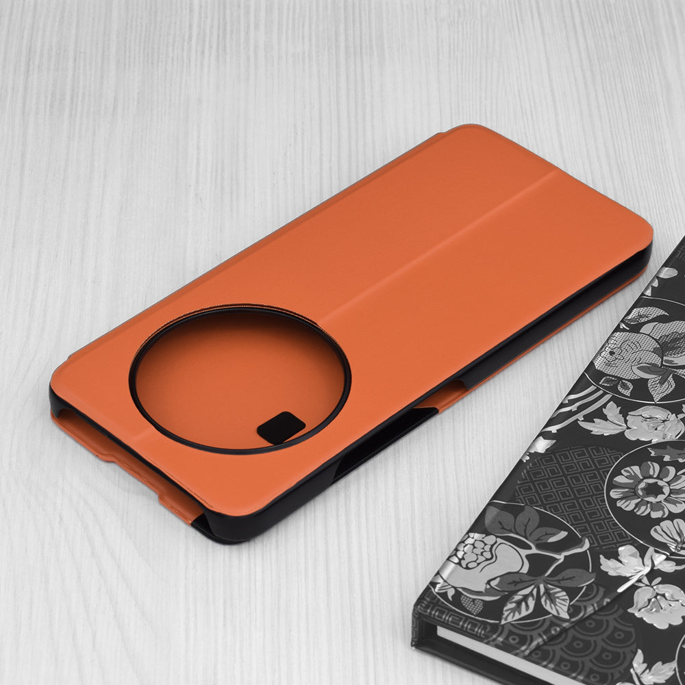 Husa de protectie Techsuit eFold Series compatibil cu Xiaomi Redmi 14C / Poco C75, Portocaliu