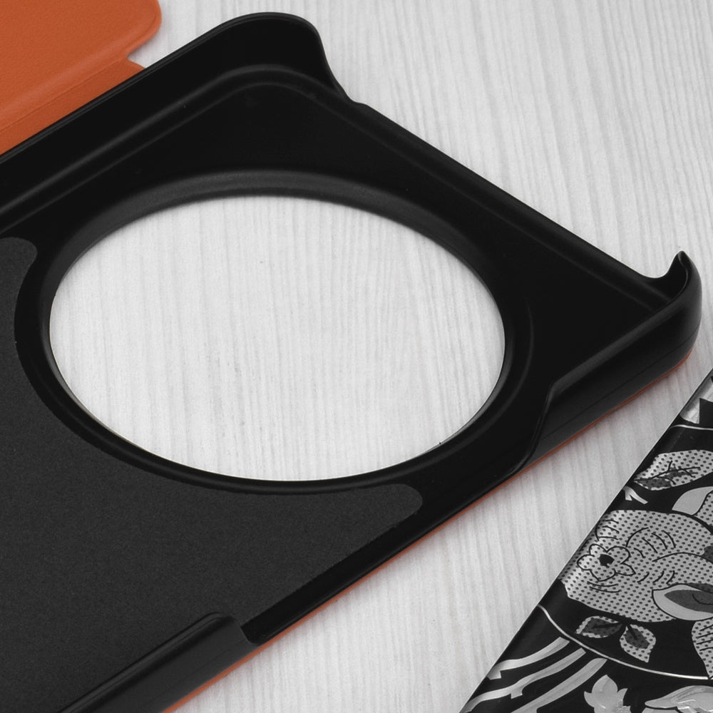 Husa de protectie Techsuit eFold Series compatibil cu Xiaomi Redmi 14C / Poco C75, Portocaliu