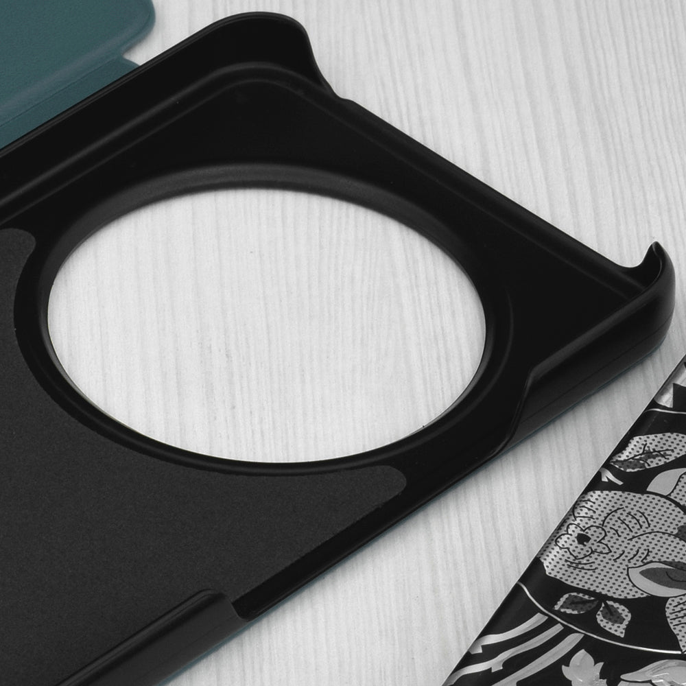 Husa de protectie Techsuit eFold Series compatibil cu Xiaomi Redmi 14C / Poco C75, Verde Inchis