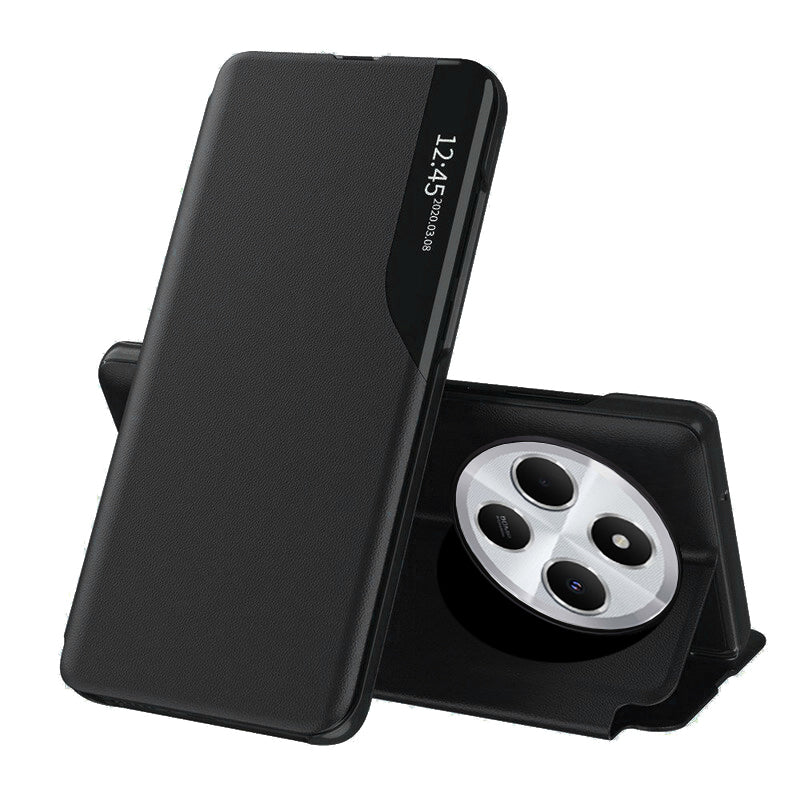 Husa de protectie Techsuit eFold Series compatibil cu Xiaomi Redmi 14C / Poco C75, Negru