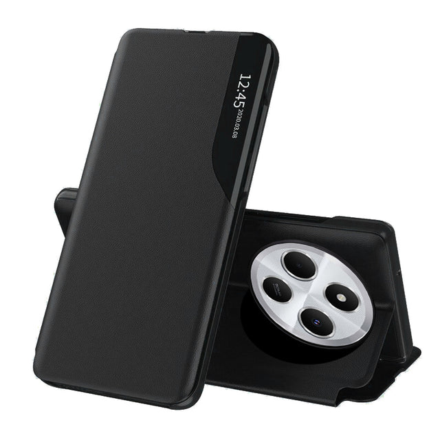 Husa de protectie Techsuit eFold Series compatibil cu Xiaomi Redmi 14C / Poco C75, Negru