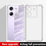 Husa de protectie Techsuit Shockproof Clear Silicone compatibil cu Xiaomi Poco M7 Pro 5G, Transparent