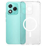 Husa de protectie Techsuit Shockproof Clear Silicone MagSafe compatibil cu Honor 400 Lite, Transparent
