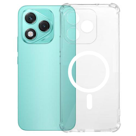Husa de protectie Techsuit Shockproof Clear Silicone MagSafe compatibil cu Honor 400 Lite, Transparent