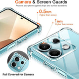 Husa de protectie Techsuit Shockproof Clear Silicone compatibil cu Xiaomi Redmi Note 14S, Transparent