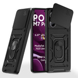 Husa de protectie Techsuit CamShield Series compatibil cu Xiaomi Poco M7 Pro 5G, Negru