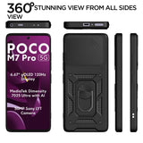 Husa de protectie Techsuit CamShield Series compatibil cu Xiaomi Poco M7 Pro 5G, Negru