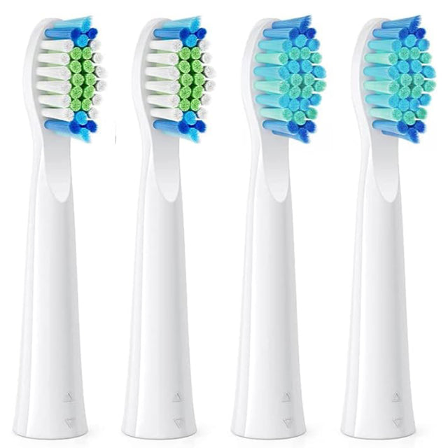 Bitvae Toothbrush Heads (SDD2), For Bitvae D2, x4, Alb