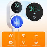 Bitvae Air Drying Sanitizer (BVX122), for Toothbrush, UV Disinfection, Inductive Switch, Antibacterial, LED Screen, Alb