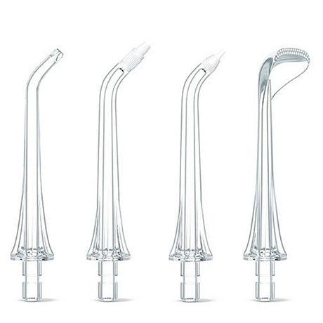 Bitvae Waterflosser Replacements, Multifunctional, for Waterflosser C2/F30/205, x4, Alb