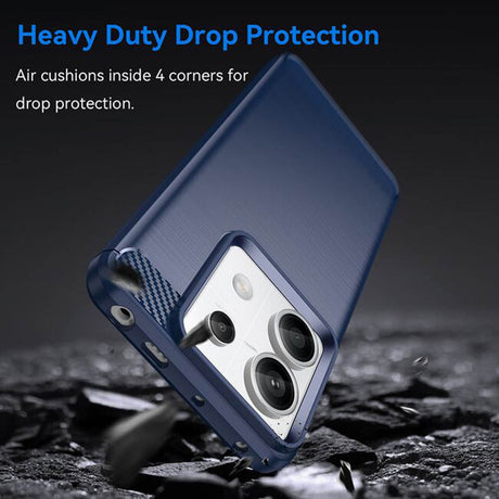 Husa de protectie Techsuit Carbon Silicone compatibil cu Xiaomi Poco M7 Pro 5G, Negru