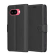 Husa de protectie Techsuit Leather Folio compatibil cu Google Pixel 9a, Negru