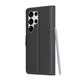Husa de protectie Techsuit Leather Folio compatibil cu Samsung Galaxy S25 Ultra, Negru