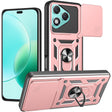 Husa de protectie Techsuit CamShield Series compatibil cu Honor 400 Lite, Roz Auriu