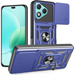 Husa de protectie Techsuit CamShield Series compatibil cu Honor 400 Lite, Albastru
