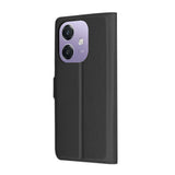 Husa de protectie Techsuit Leather Folio compatibil cu Oppo A40 4G / A60 5G, Negru