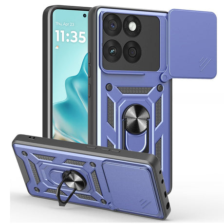 Husa de protectie Techsuit CamShield Series compatibil cu Motorola Edge 60 / Edge 60 Fusion, Albastru