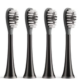 Bitvae Toothbrush Heads (GCS22), Gum Care, Ultra Soft Bristles, for Bitvae S2\S3, x4, Negru