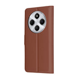 Husa de protectie Techsuit Leather Folio compatibil cu Xiaomi Redmi 14C / Poco C75, Maro