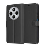 Husa de protectie Techsuit Leather Folio compatibil cu Xiaomi Redmi 14C / Poco C75, Negru