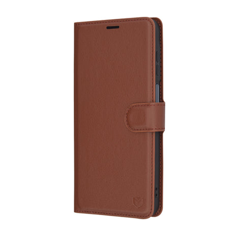 Husa de protectie Techsuit Leather Folio compatibil cu Samsung Galaxy A16 4G / A16 5G, Maro