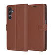 Husa de protectie Techsuit Leather Folio compatibil cu Samsung Galaxy A16 4G / A16 5G, Maro