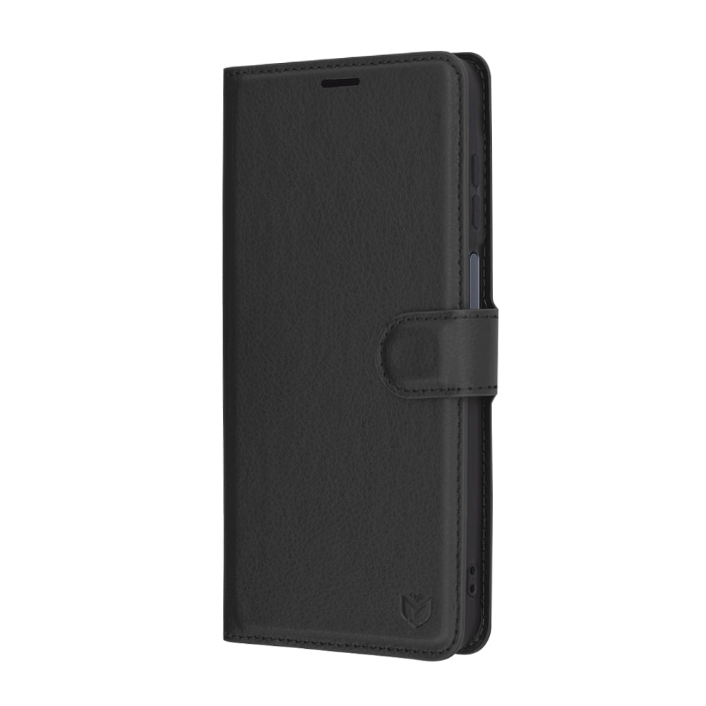 Husa de protectie Techsuit Leather Folio compatibil cu Samsung Galaxy A16 4G / A16 5G, Negru