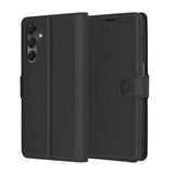 Husa de protectie Techsuit Leather Folio compatibil cu Samsung Galaxy A16 4G / A16 5G, Negru