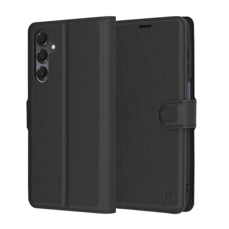 Husa de protectie Techsuit Leather Folio compatibil cu Samsung Galaxy A16 4G / A16 5G, Negru