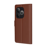 Husa de protectie Techsuit Leather Folio compatibil cu Realme GT 6 / GT 6T, Maro