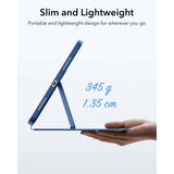 Husa de protectie tableta ESR Flip Hybrid (with Pencil Holder) compatibil cu iPad 10 (2022) 10.9 / 11 (2025) / 12 (2026), Albastru