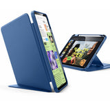 Husa de protectie tableta ESR Flip Hybrid (with Pencil Holder) compatibil cu iPad 10 (2022) 10.9 / 11 (2025) / 12 (2026), Albastru