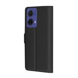 Husa de protectie Techsuit Leather Folio compatibil cu Motorola Moto G85, Negru