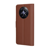 Husa de protectie Techsuit Leather Folio compatibil cu Realme 12 / 12x, Maro