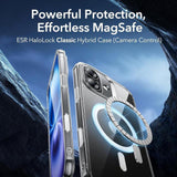 Husa de protectie ESR Classic Hybrid HaloLock compatibil cu iPhone 16, Transparent